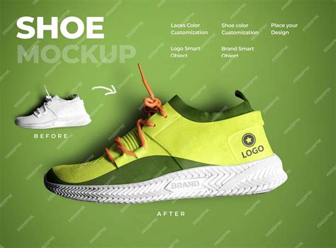 mockup shoes psd